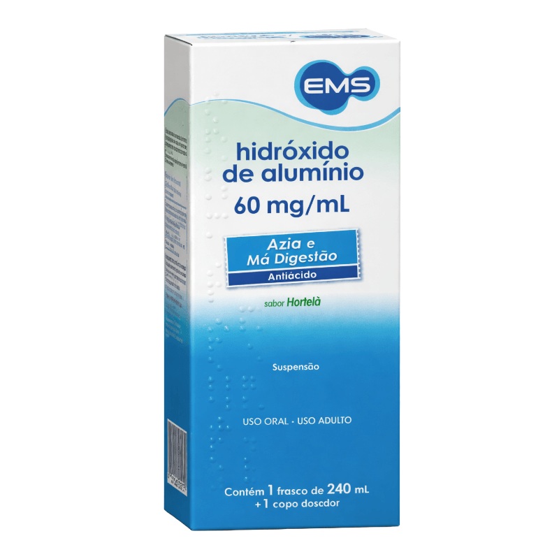 Hidróxido de Alumínio solução 240ml EMS