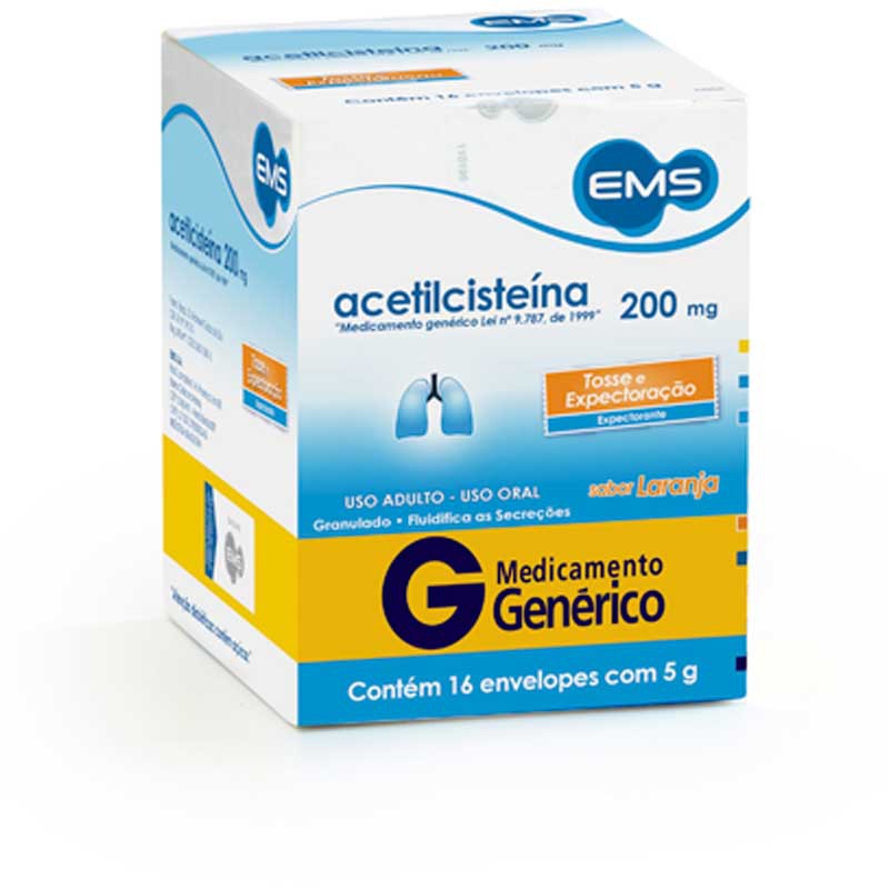 Acetilcisteina 200mg EMS