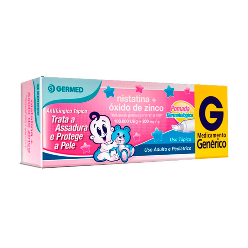 Nistatina + Óxido de Zinco 200mg pomada 60g Germed