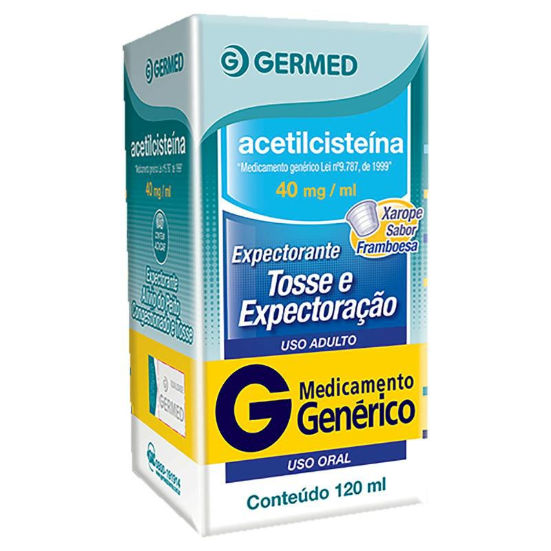 Acetilcisteina 40mg/ml solução 120ml Germed