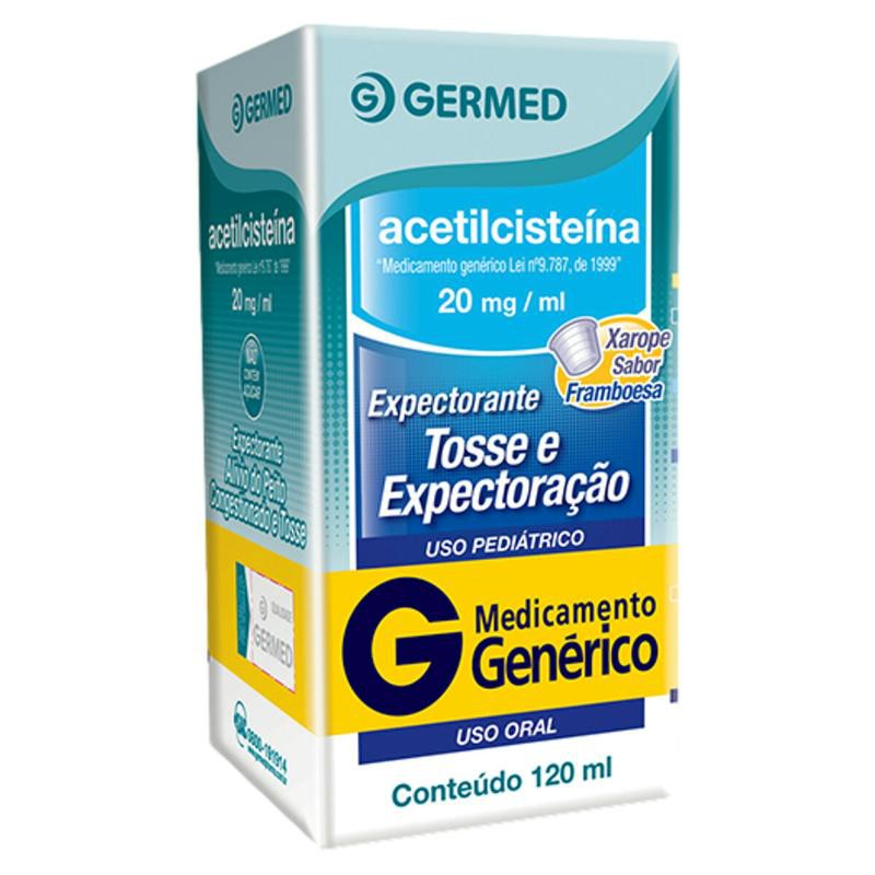 Acetilcisteina 20mg xarope 120ml Germed