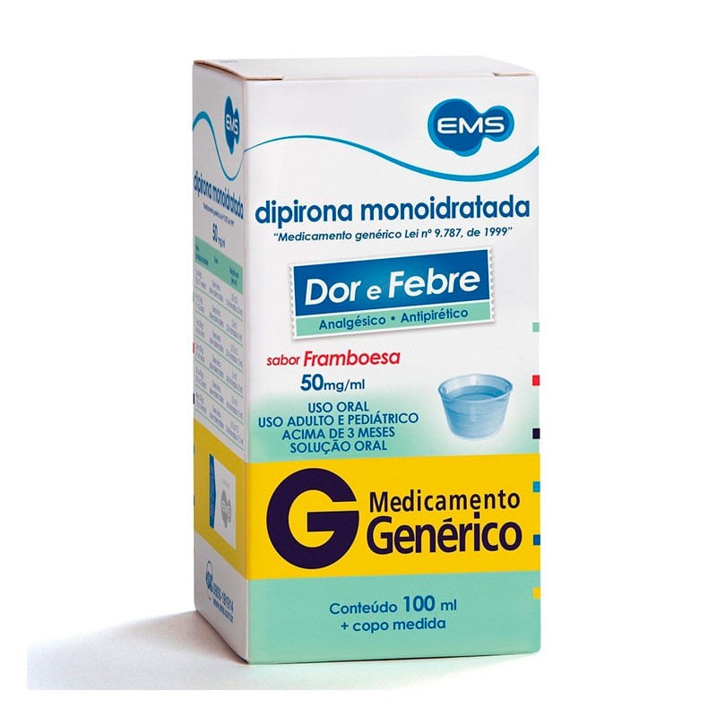 Dipirona Sódica solução 100ml EMS