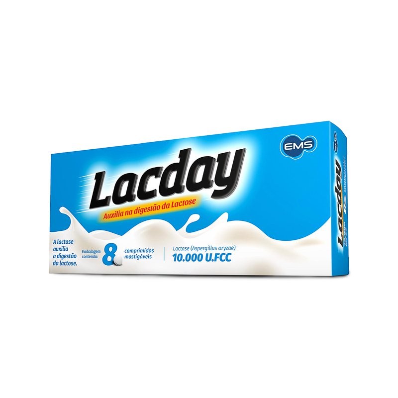 Lacday 10.000fcc c/8 Comprimidos Mastigaveis