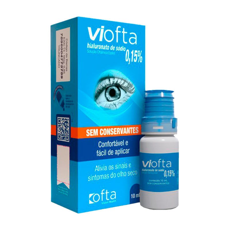 Soluçao Oftalmica Esteril Viofta 0,15% 10ml