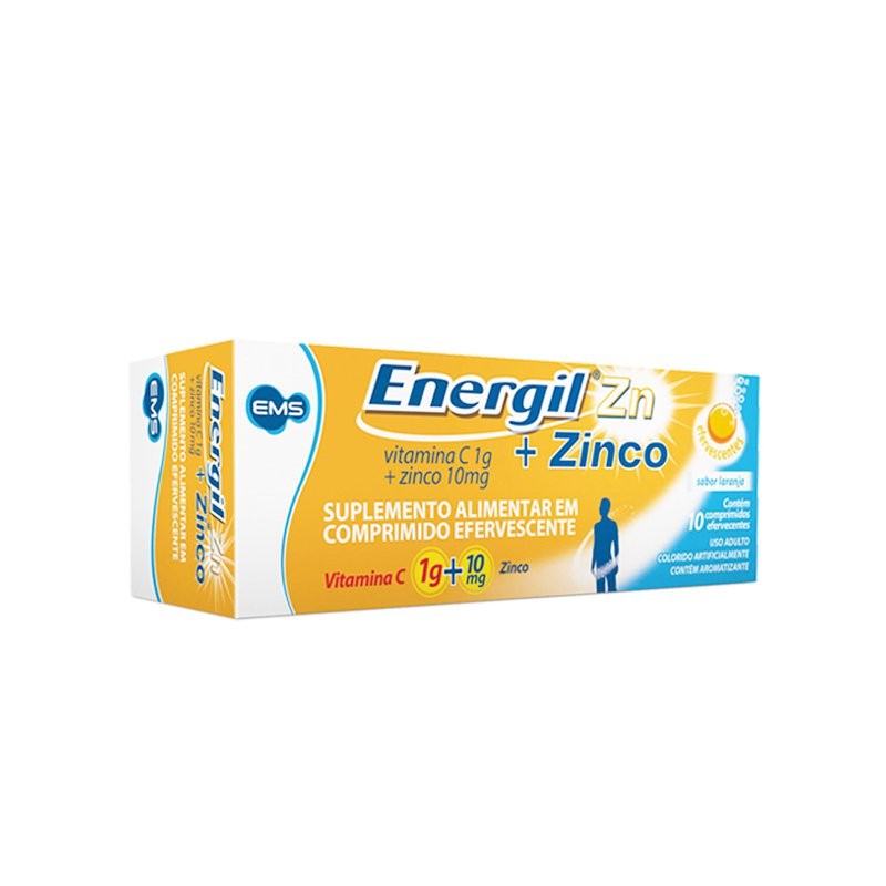 Energil C Zinco 1g + 10g c/10 Comprimidos