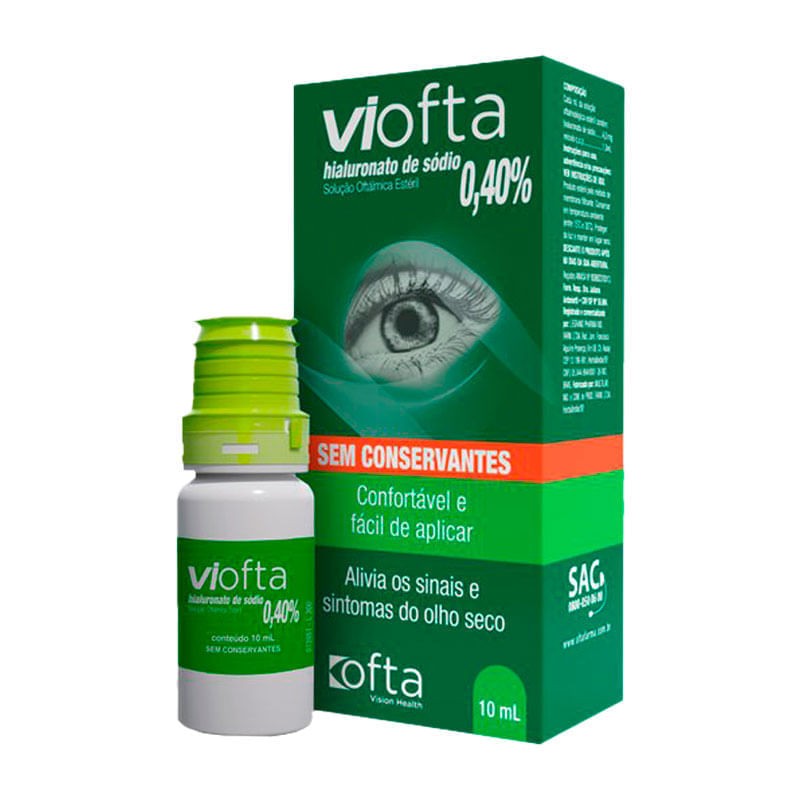 Soluçao Oftalmica Esteril Viofta 0,40% 10ml