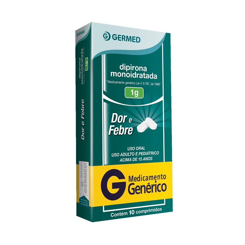 Dipirona Monoidratada 10 comprimidos Germed