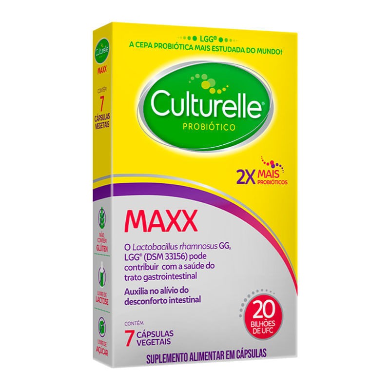 Culturelle Probiotico Maxx 7 Cápsula Dura