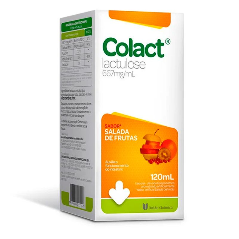 Colact 667mg/ml Líquido Frutas X120ml