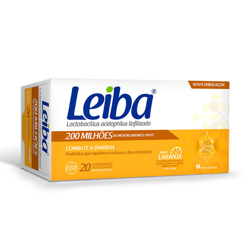 Leiba 1 Bi X20 Comprimidos Mastigáveis