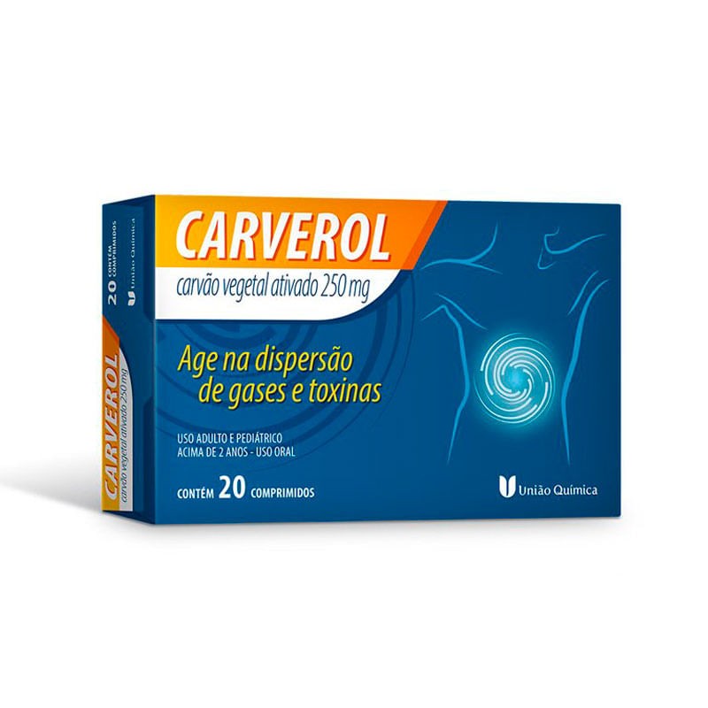 Carverol 250mg C/ 20cp