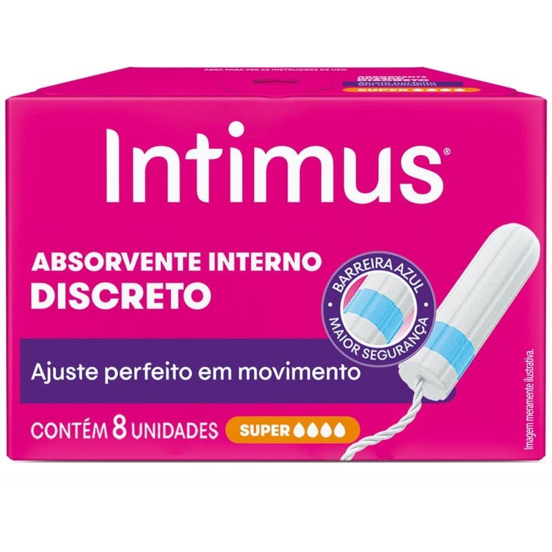 Absorvente Intimus 8 un Super