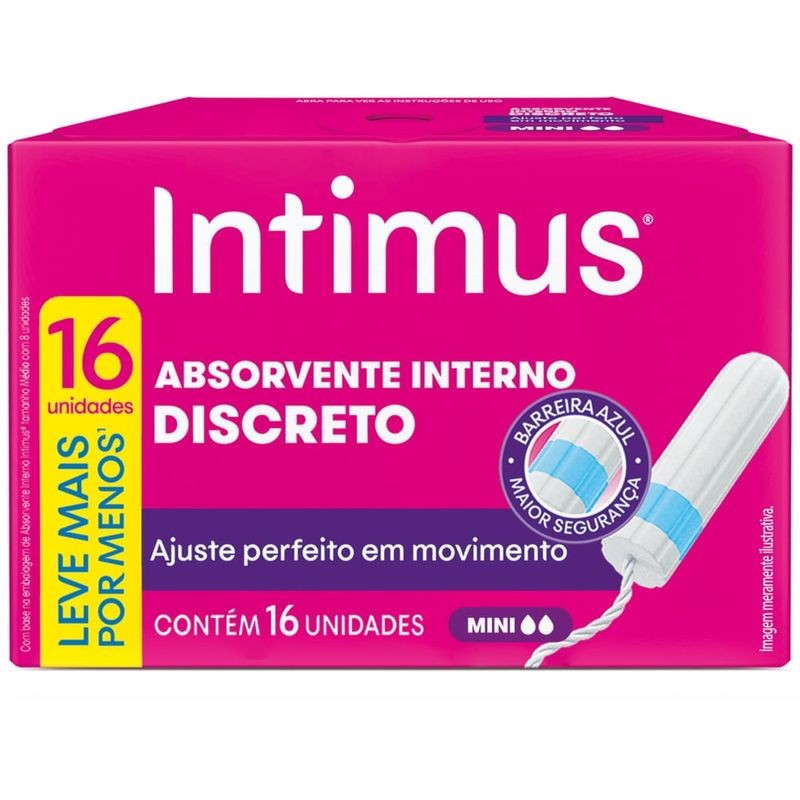 Absorvente Intimus Mini Lv16 Pg 15