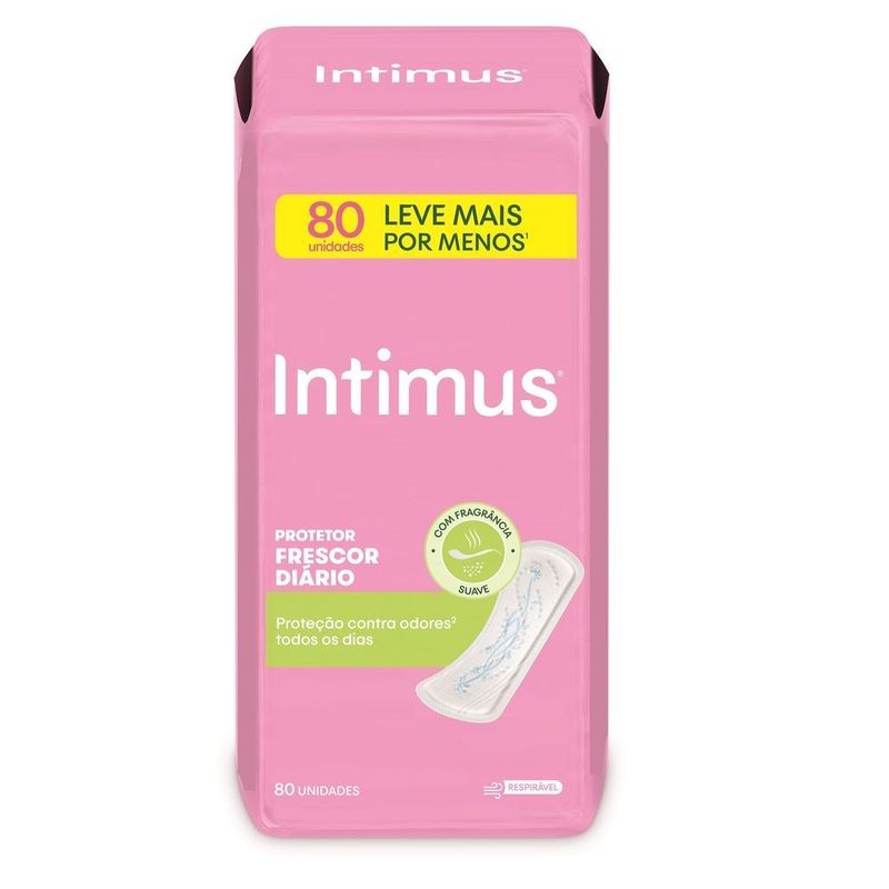Protetor Diário Intimus Days Lv80pg70 com Perfume