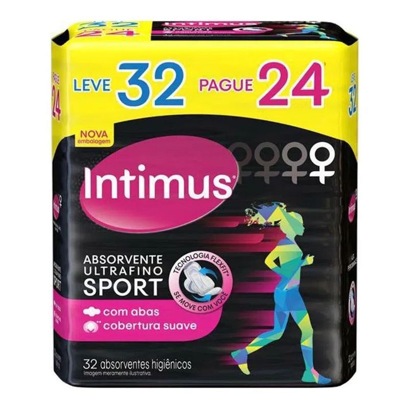 Absorvente Intimus Sport Externo Ultrafino