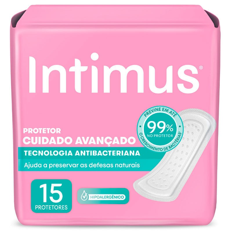 Absorvente Intimus P D Antib sem Abas 15 un