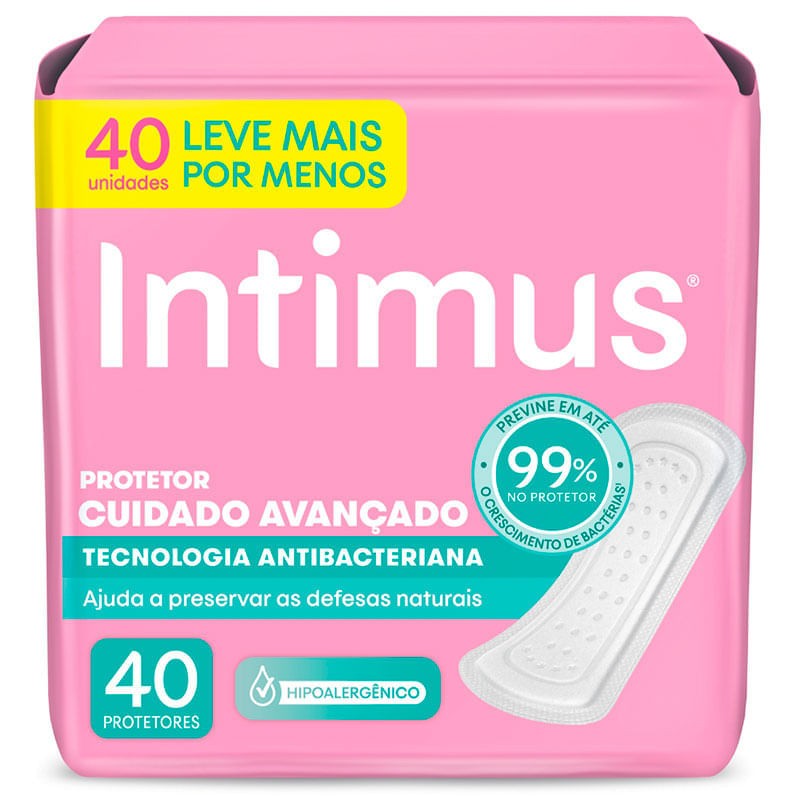 Absorvente Intimus Days Su Antibacteriano 40