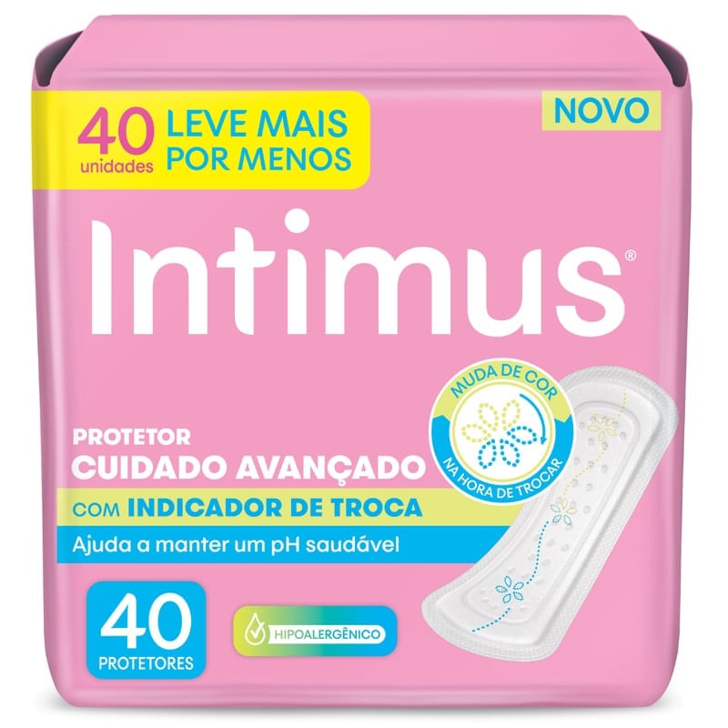 Absorvente Intimus Protetor Diário 40 un