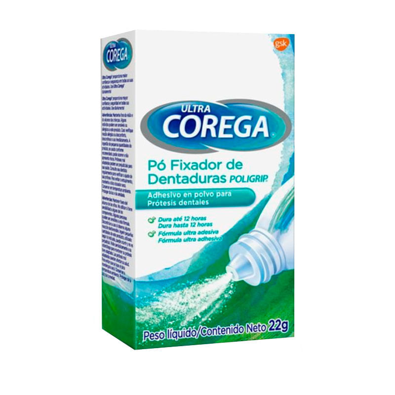 Corega Ultra Po Fixador De Dentadura Poligrid 22g