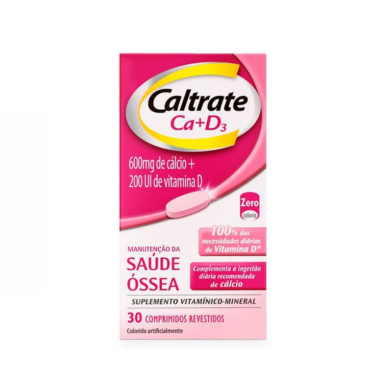 Caltrate 600+d 200UI 30 Comprimidos