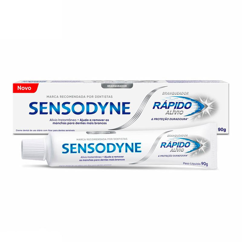 Creme Dental Sensodyne Branqueador Rapido Alivio 90g