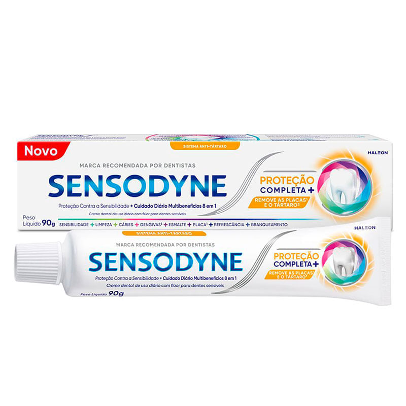 Creme Dental Sensodyne Protecao Completa+ Antitartaro 90g