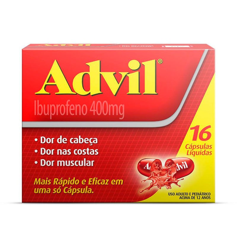 Advil 400mg 16 Comprimidos