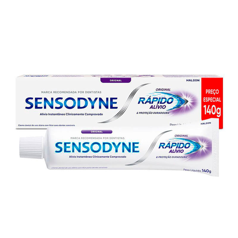 Creme Dental Sensodyne Rapido Alivio 140g