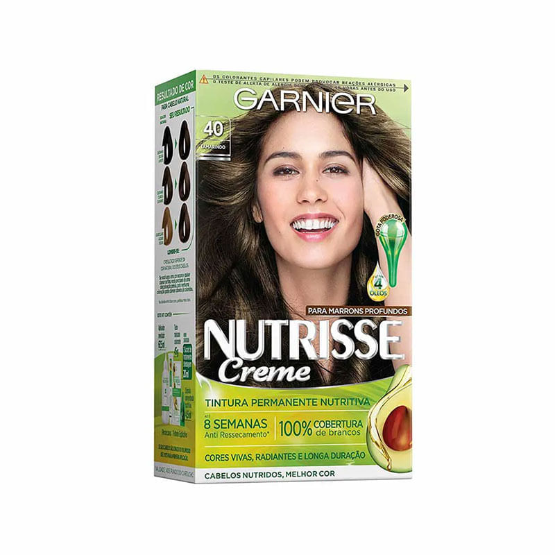 Tintura Capilar Permanente Nutrisse Creme Cor 40 Tamarindo