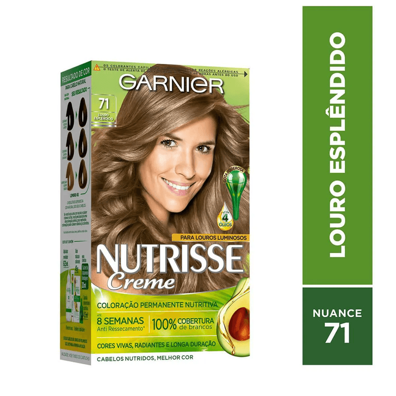 Tintura Capilar Nutrisse Louro Esplendido 71