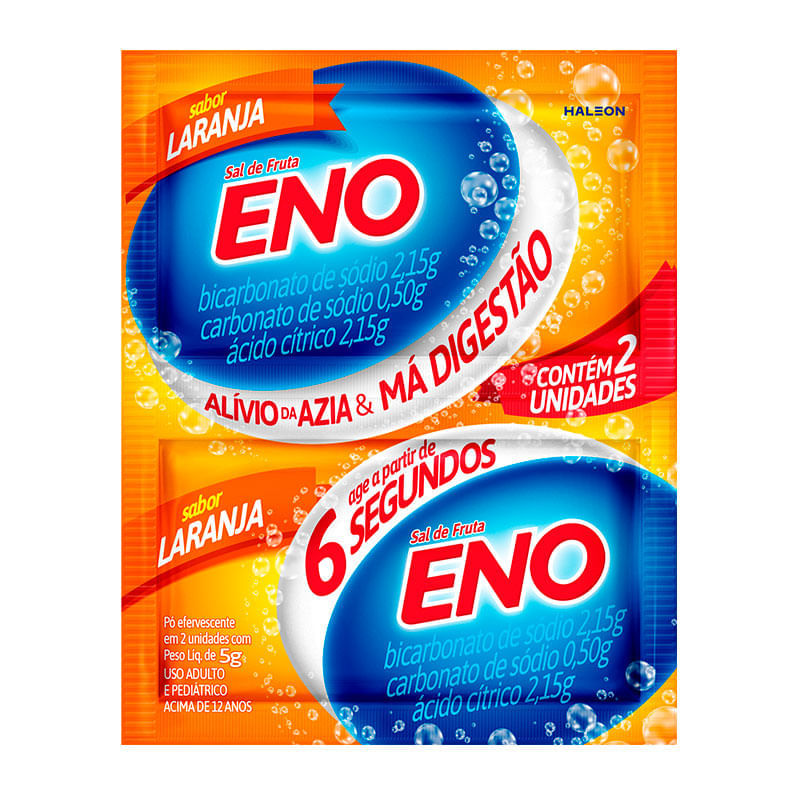 Sal De Fruta Eno Laranja 2X5g