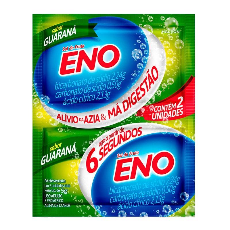 Sal De Fruta Eno Guarana 2X5g