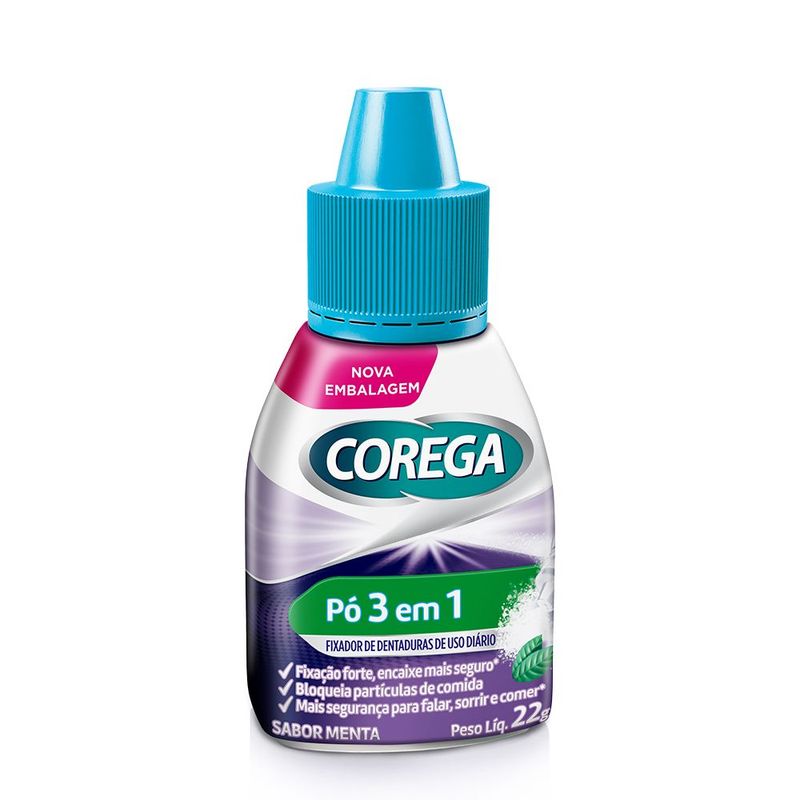 Corega Po Fixador De Dentadura 22g