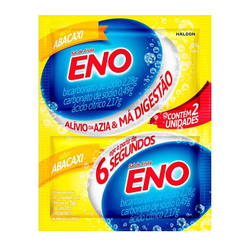 Sal De Fruta Eno Abacaxi 2X5g