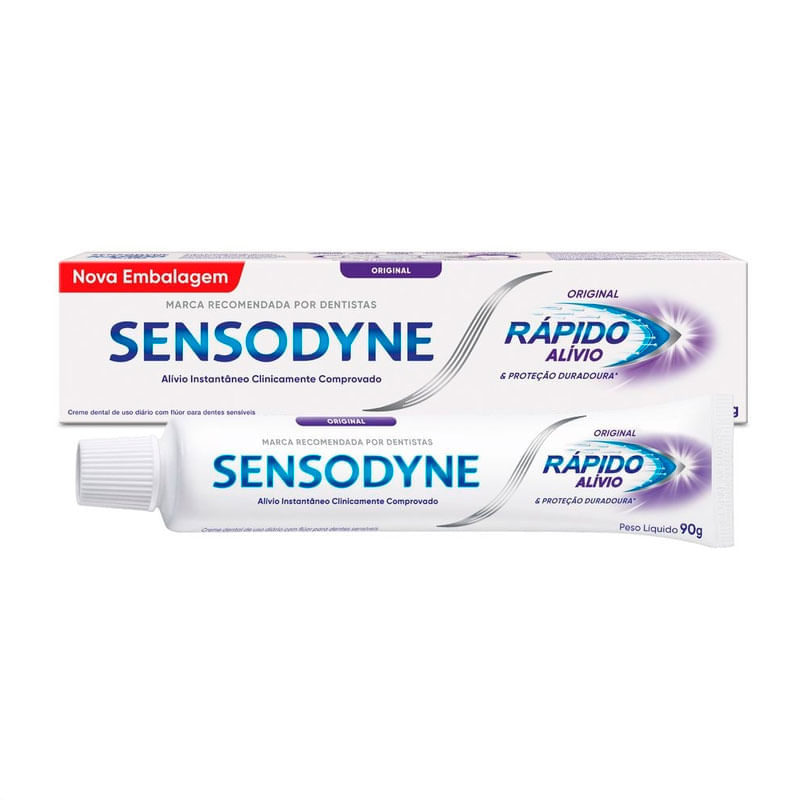 Creme Dental Sensodyne Alivio Rapido 90g