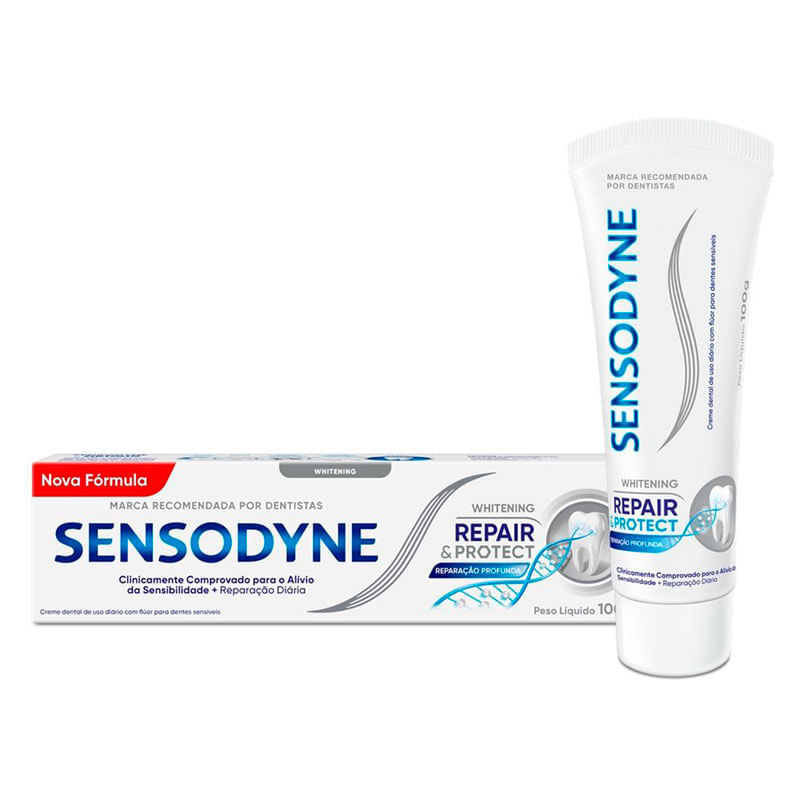 Creme Dental Sensodyne Whitening Repair Protect 100g