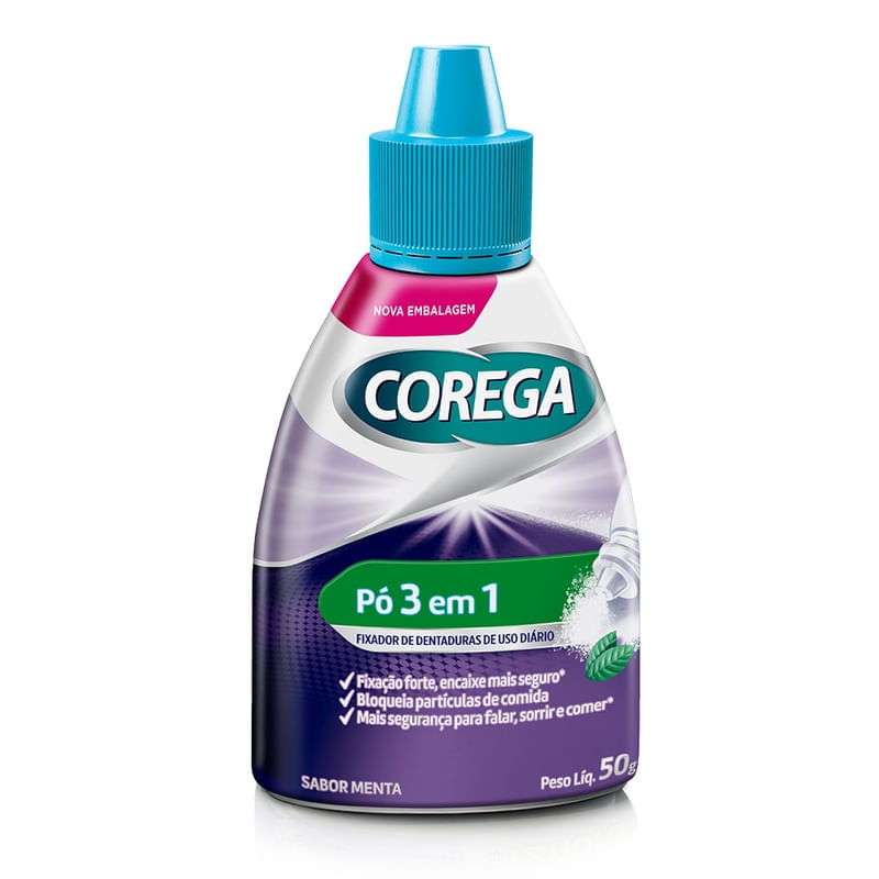 Corega Po Fixador De Dentadura 50g