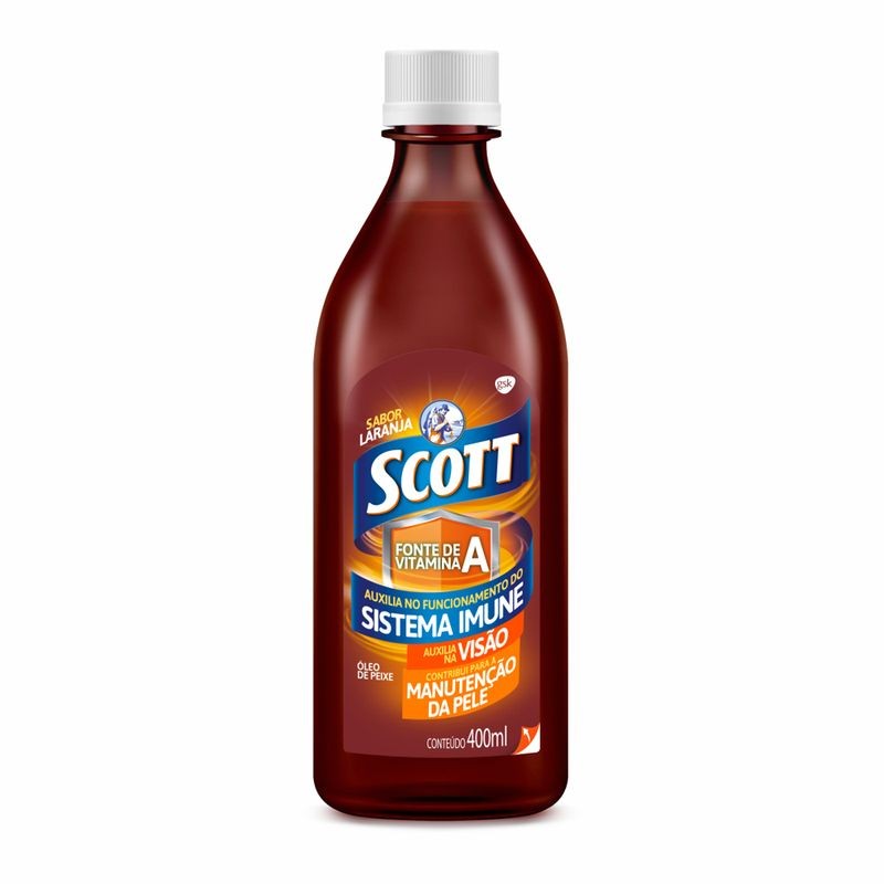 Emulsao Scott Laranja 400ml