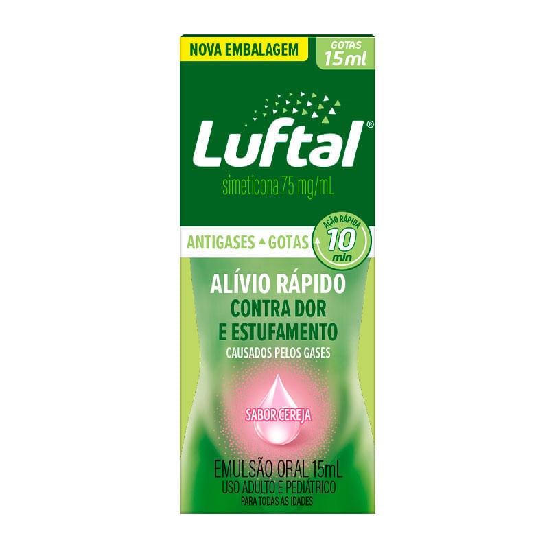 Luftal Gotas Cereja 75mg 15ml
