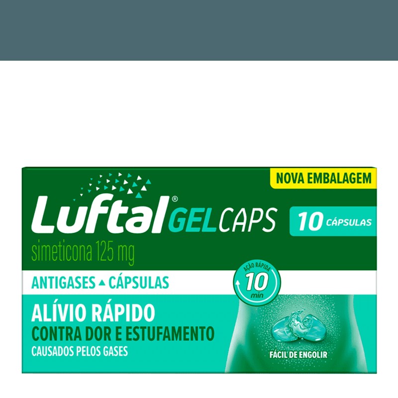 Luftal Max 125mg c/10 Capsulas Gel
