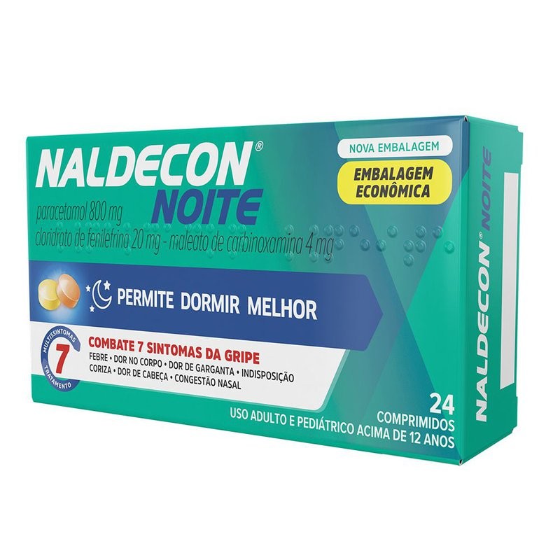 Naldecon Noite c/24 Comprimidos