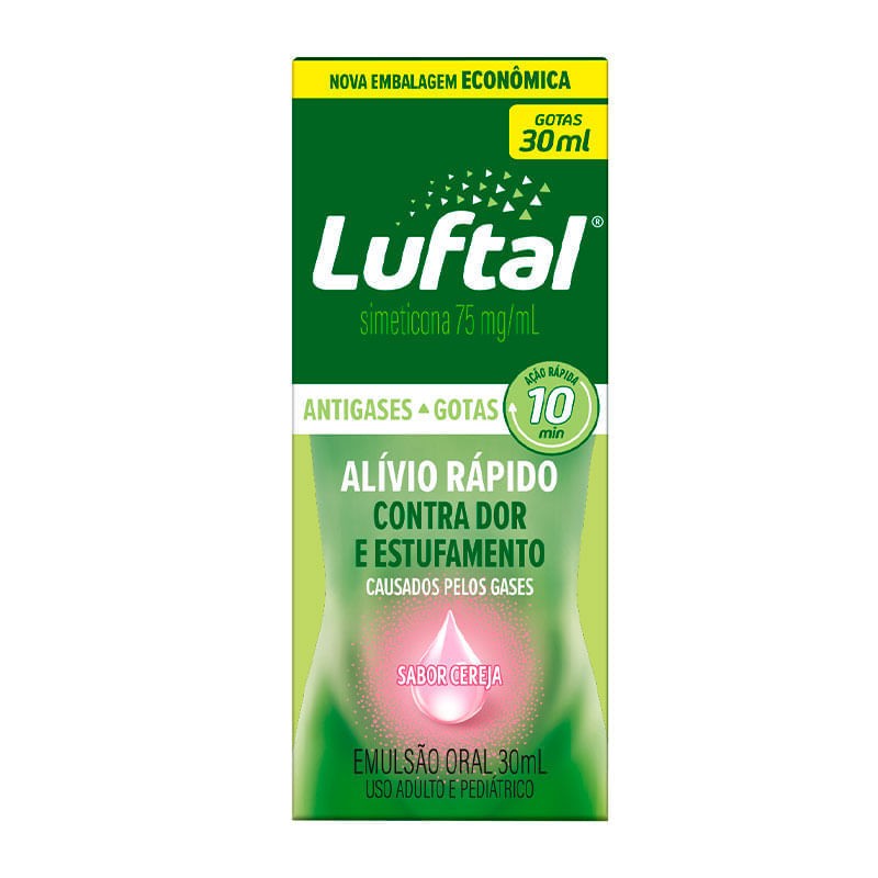 Luftal Gotas Cereja 75mg 30ml