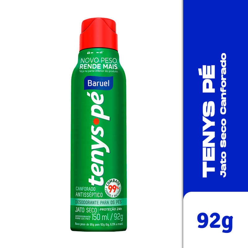 Tenys Pe Canforado Aerossol 86g