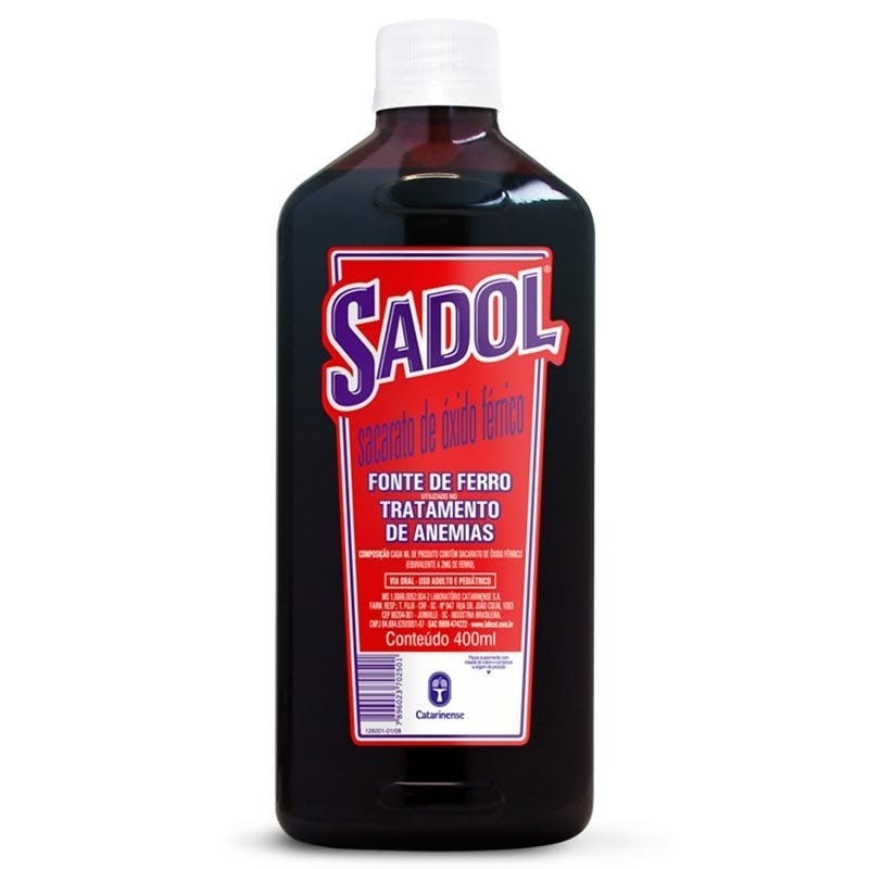 Tonico Tradicional Zero Acucar Sadol Solucao Oral 400ml