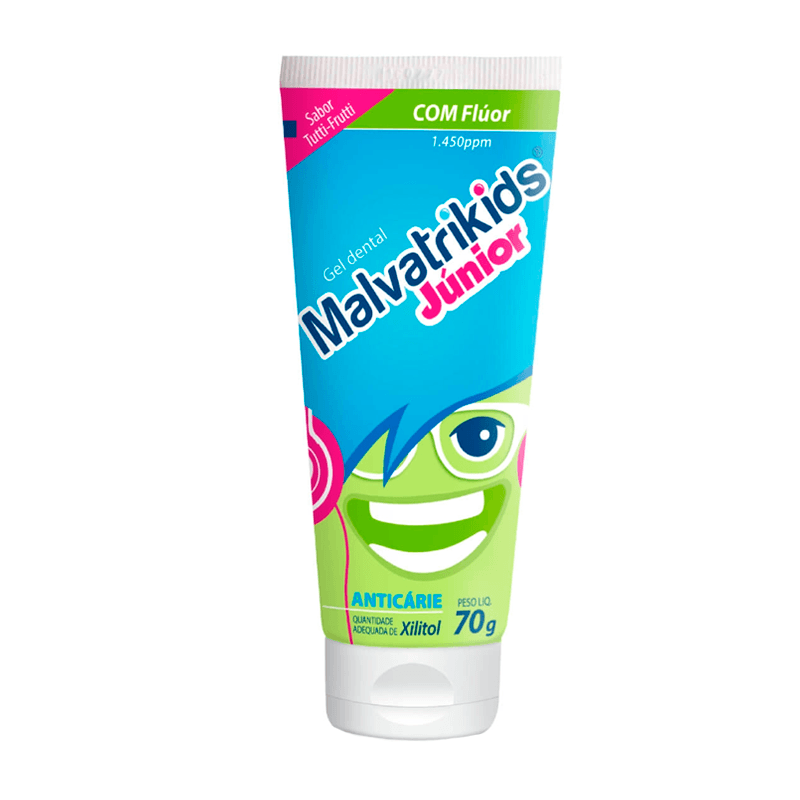 Gel Dental Malvatrikids Junior Tutti-Frutti 70g