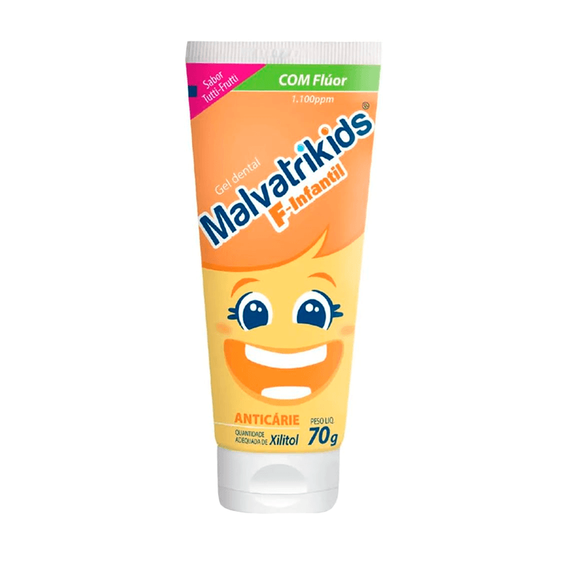 Malvatrikids Com Fluor Gel Dental 70g