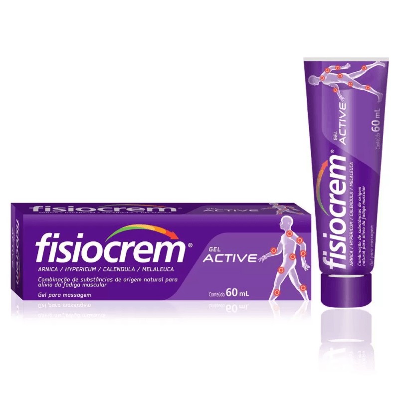 Fisiocrem Active Gel Para Massagem 60ml