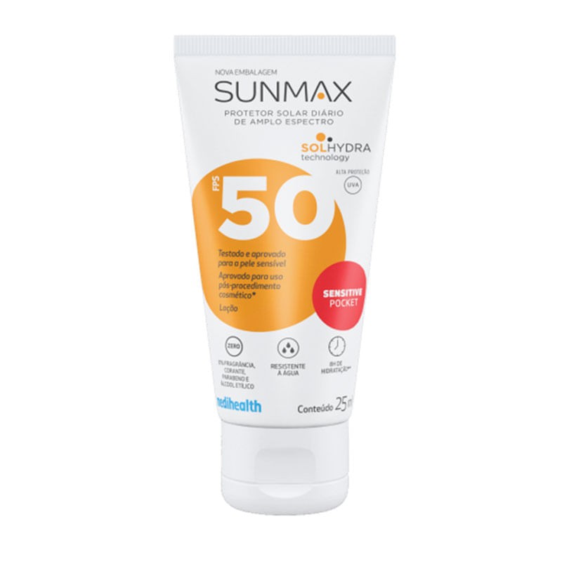 Protetor Solar Sunmax Sensitive Creme Fps50 25ml