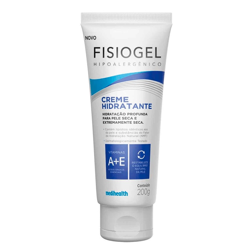 Creme Hidratante Pele Seca Fisiogel 200g