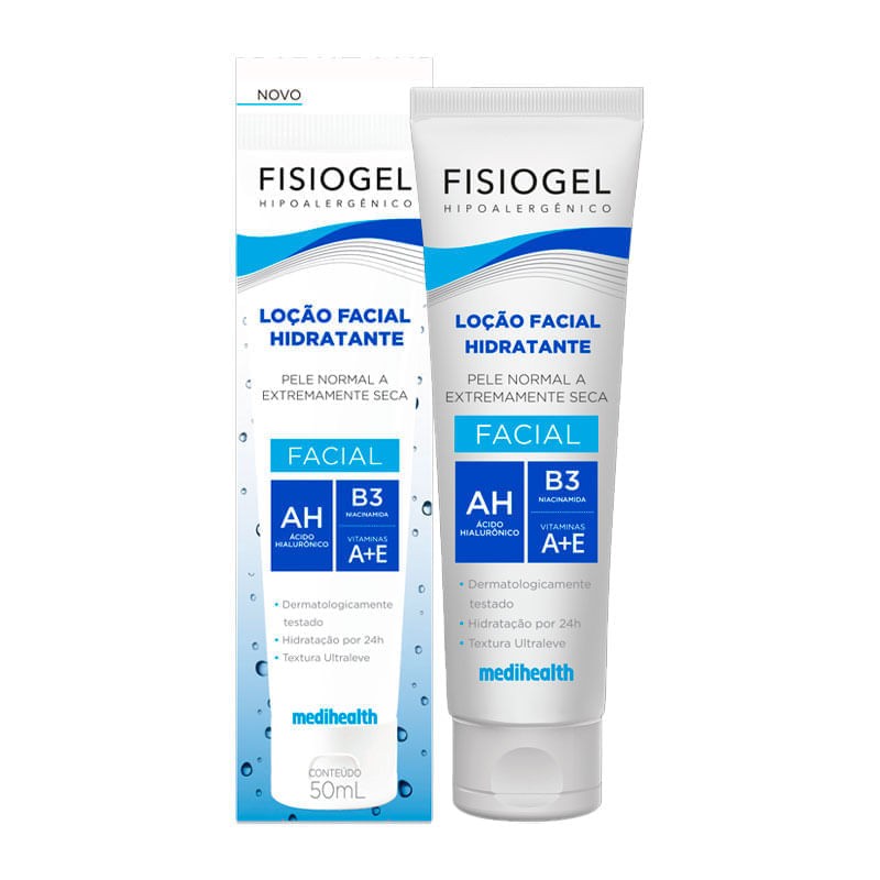 Fisiogel Locao Hidratante A+e Normal A Extremamente Seca 50ml